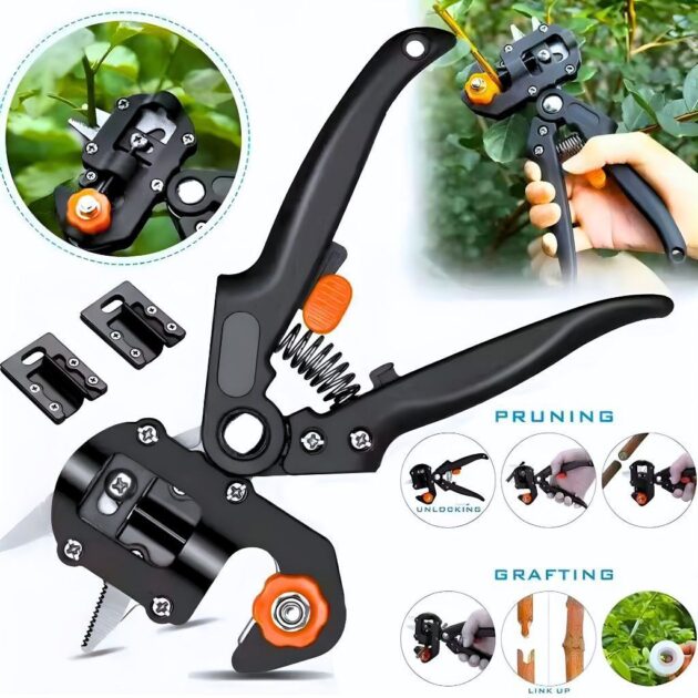 Secateur de greffage pour gardins 4pcs