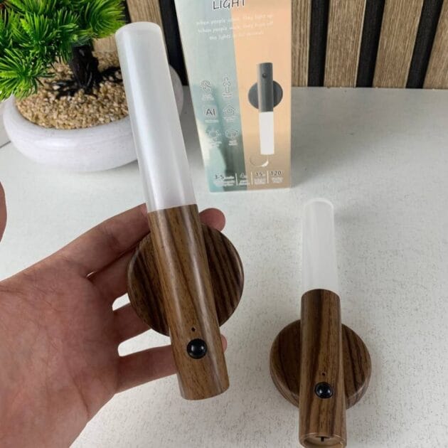 applique murale magnétique à détecteur de mouvement avec batterie rechargeable –